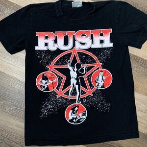 Rush The Roxx Front & Back Graphic Print T-Shirt